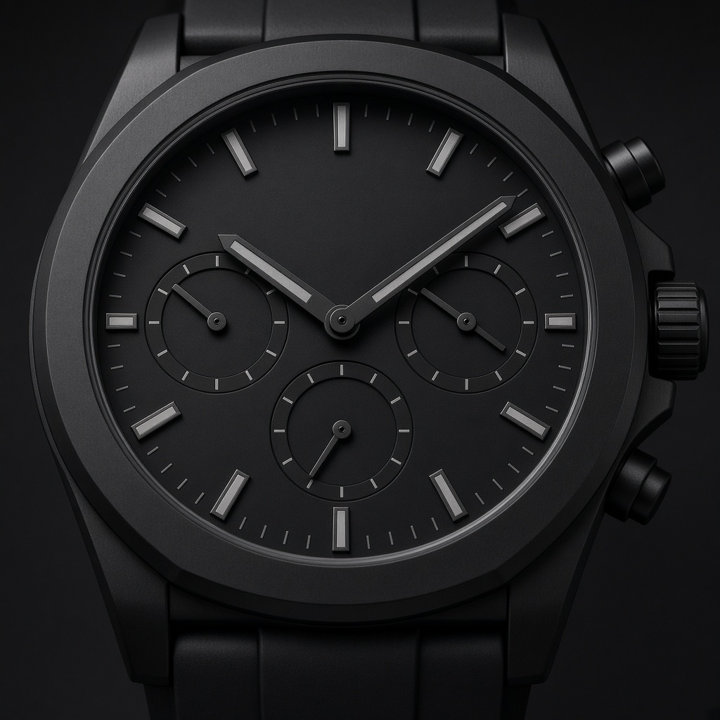 Montre de sport verte à cadran rond